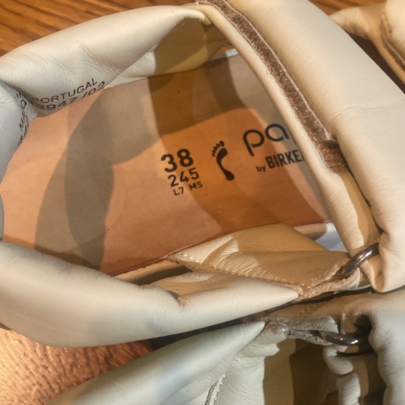 Papillio Theda leather ecru 7 narrow new - Picture 2 of 4